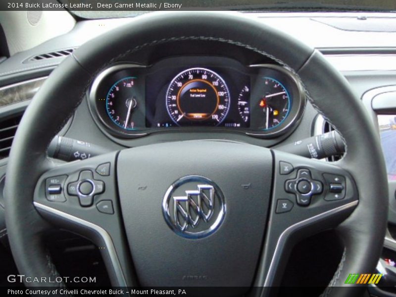Deep Garnet Metallic / Ebony 2014 Buick LaCrosse Leather