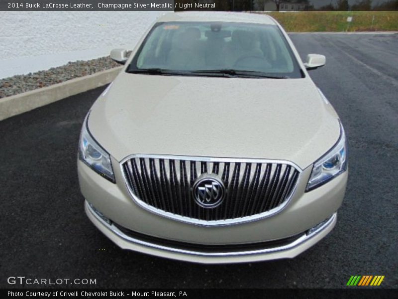 Champagne Silver Metallic / Light Neutral 2014 Buick LaCrosse Leather