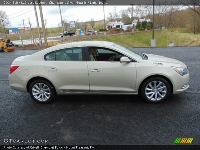 Champagne Silver Metallic / Light Neutral 2014 Buick LaCrosse Leather