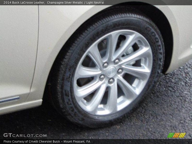 Champagne Silver Metallic / Light Neutral 2014 Buick LaCrosse Leather