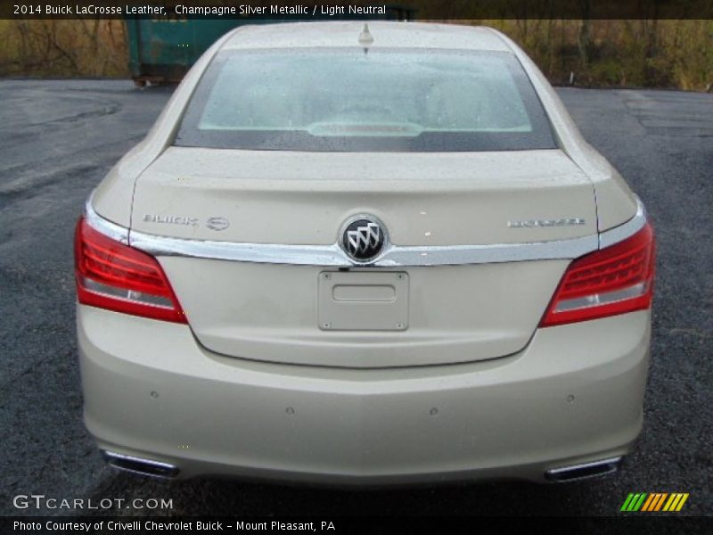 Champagne Silver Metallic / Light Neutral 2014 Buick LaCrosse Leather