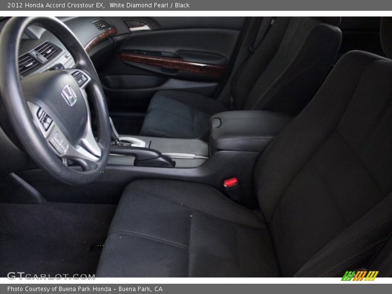 White Diamond Pearl / Black 2012 Honda Accord Crosstour EX