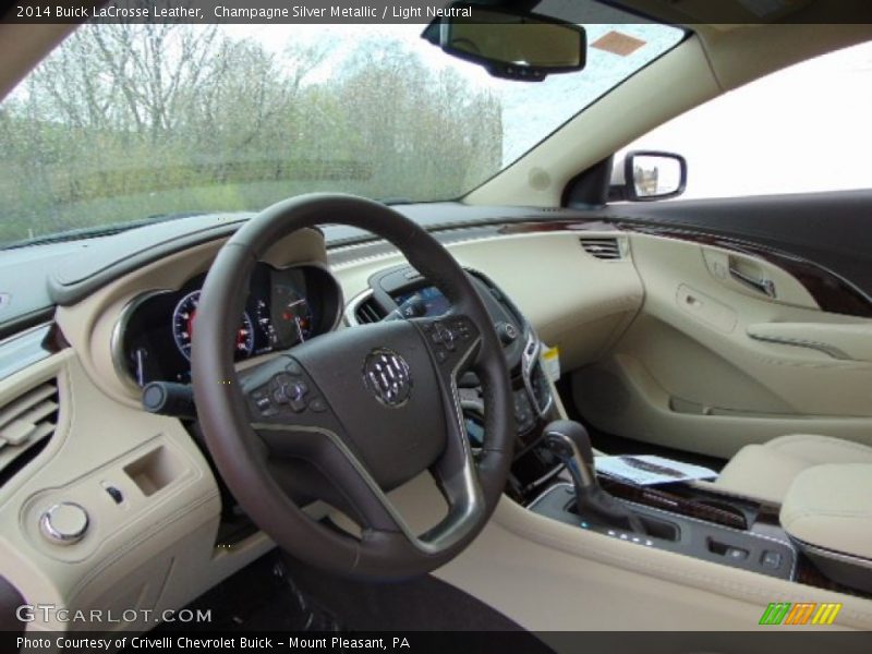 Champagne Silver Metallic / Light Neutral 2014 Buick LaCrosse Leather