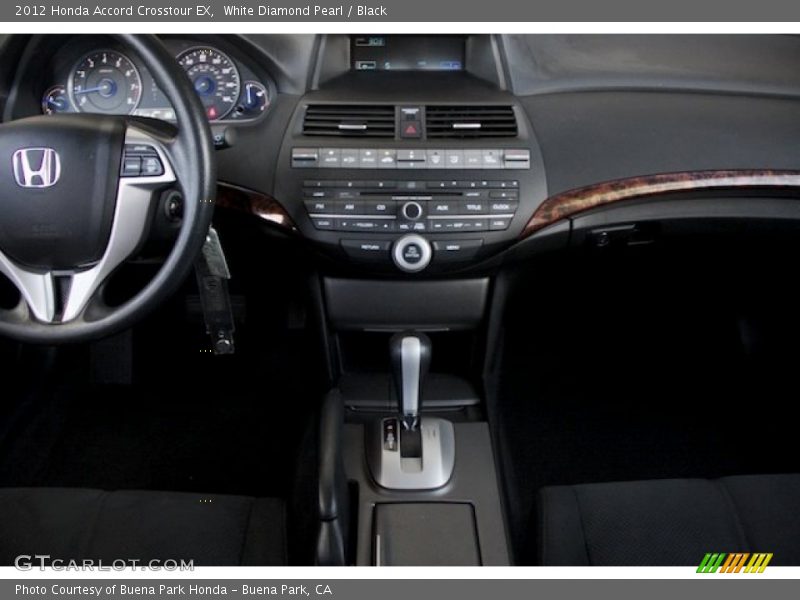 White Diamond Pearl / Black 2012 Honda Accord Crosstour EX