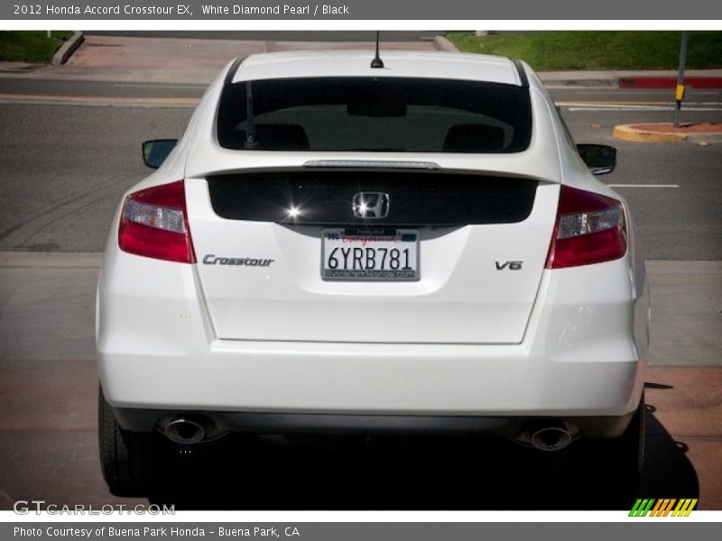 White Diamond Pearl / Black 2012 Honda Accord Crosstour EX