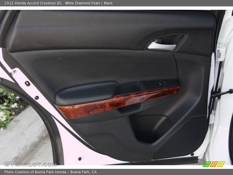 White Diamond Pearl / Black 2012 Honda Accord Crosstour EX