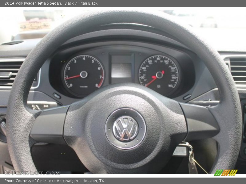 Black / Titan Black 2014 Volkswagen Jetta S Sedan