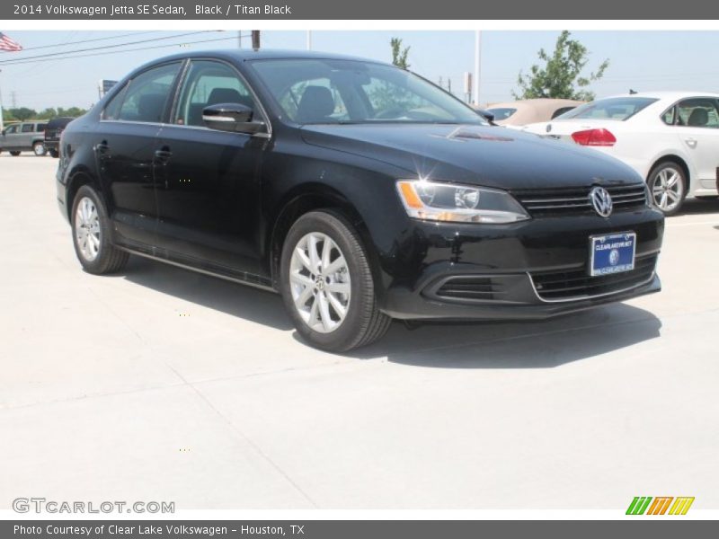 Black / Titan Black 2014 Volkswagen Jetta SE Sedan