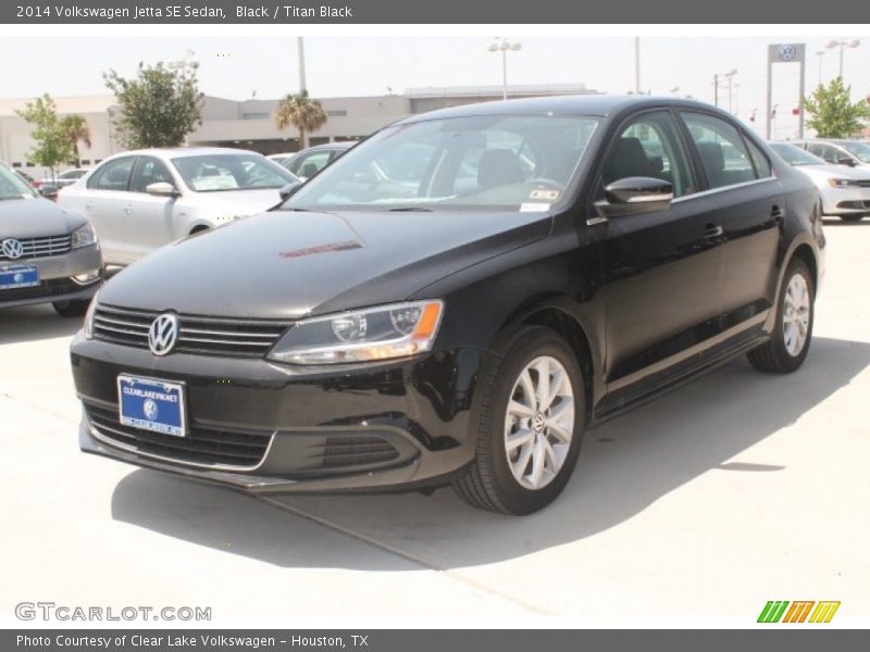 Black / Titan Black 2014 Volkswagen Jetta SE Sedan
