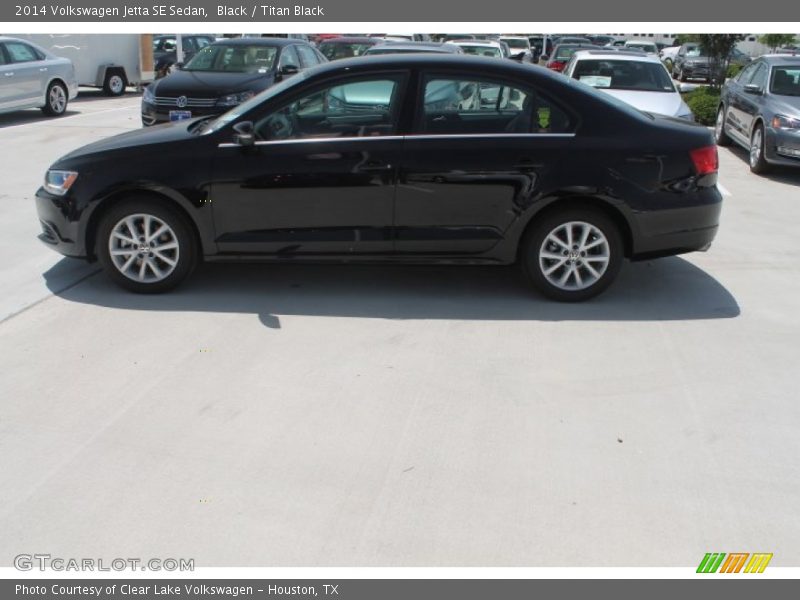 Black / Titan Black 2014 Volkswagen Jetta SE Sedan