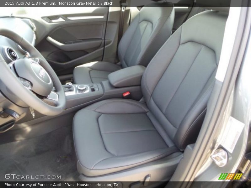 Monsoon Gray Metallic / Black 2015 Audi A3 1.8 Premium