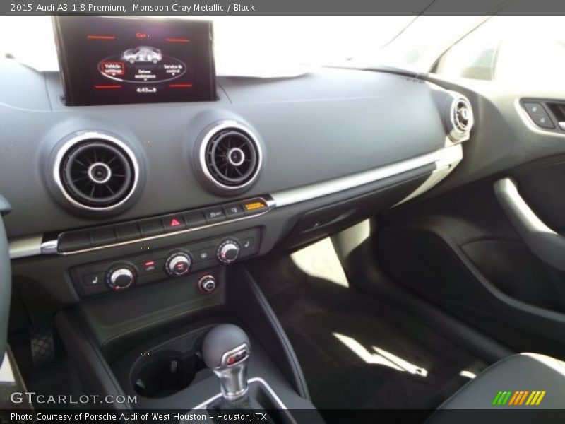 Monsoon Gray Metallic / Black 2015 Audi A3 1.8 Premium
