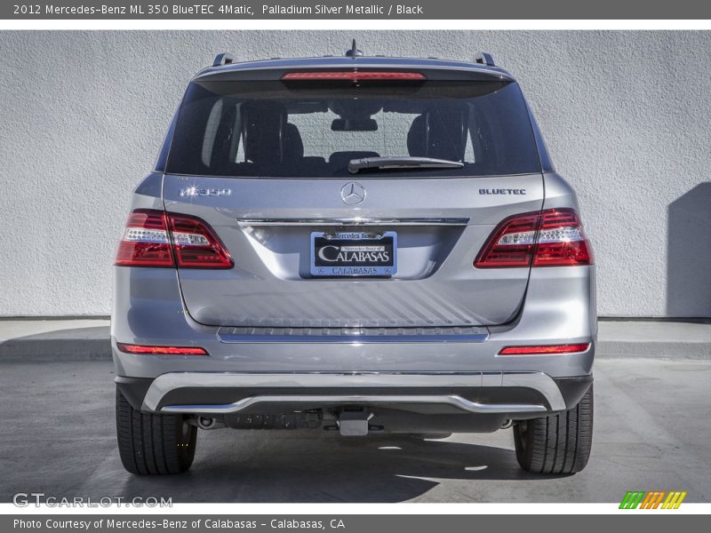 Palladium Silver Metallic / Black 2012 Mercedes-Benz ML 350 BlueTEC 4Matic