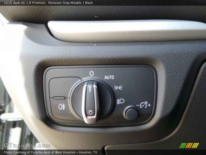 Monsoon Gray Metallic / Black 2015 Audi A3 1.8 Premium