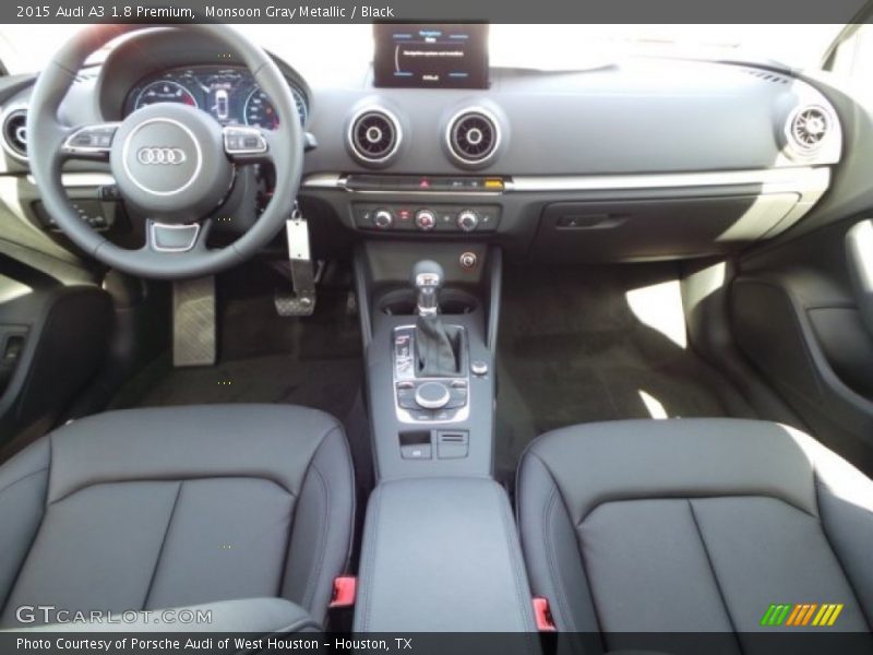 Monsoon Gray Metallic / Black 2015 Audi A3 1.8 Premium