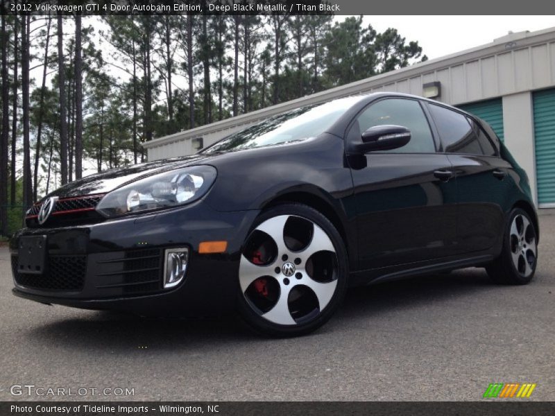 Deep Black Metallic / Titan Black 2012 Volkswagen GTI 4 Door Autobahn Edition