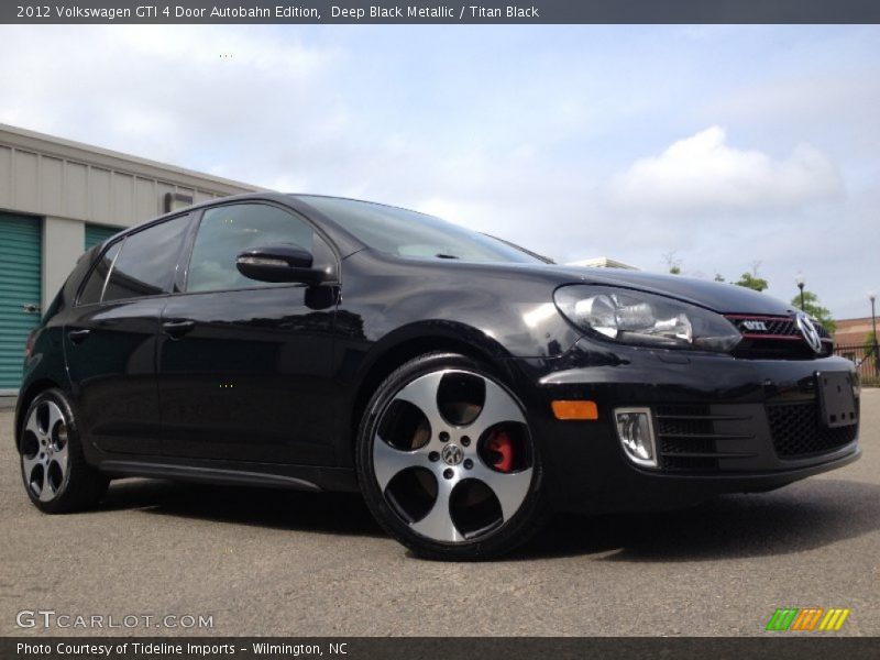 Deep Black Metallic / Titan Black 2012 Volkswagen GTI 4 Door Autobahn Edition