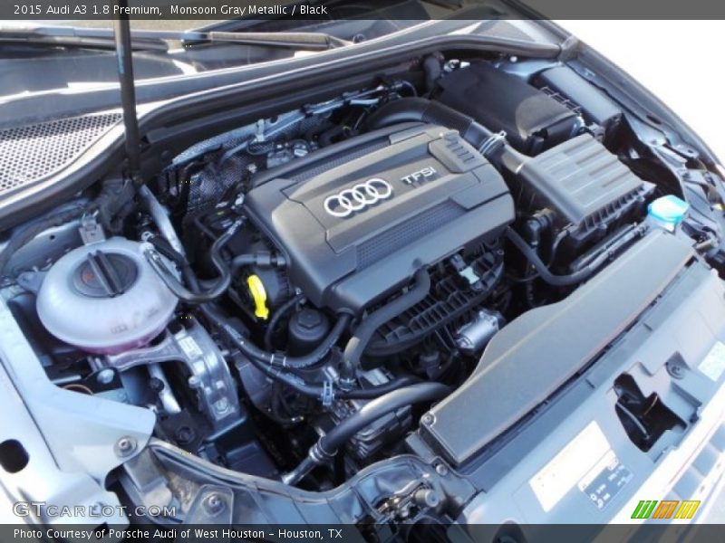 Monsoon Gray Metallic / Black 2015 Audi A3 1.8 Premium