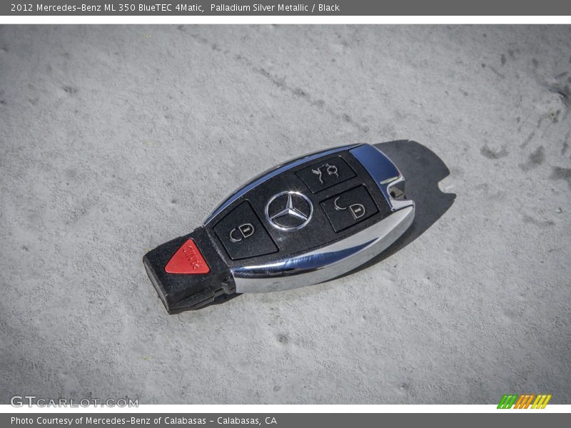 Palladium Silver Metallic / Black 2012 Mercedes-Benz ML 350 BlueTEC 4Matic