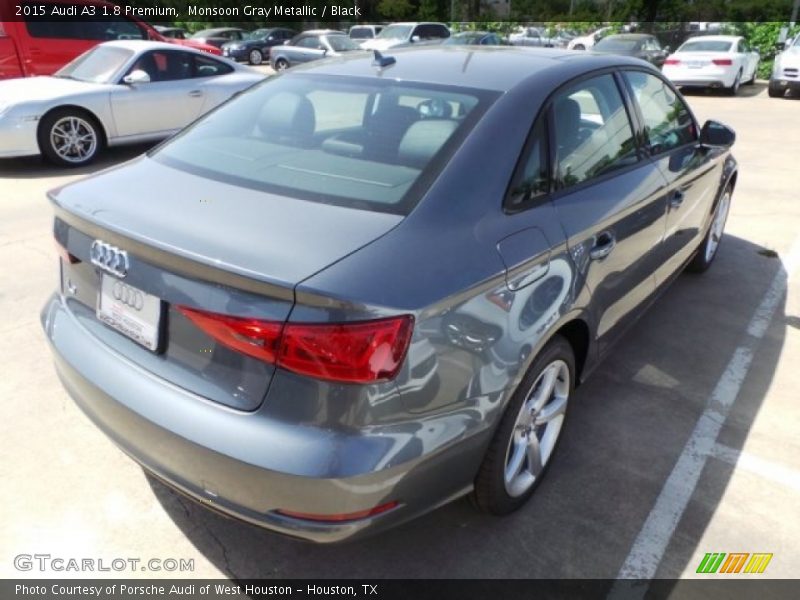 Monsoon Gray Metallic / Black 2015 Audi A3 1.8 Premium