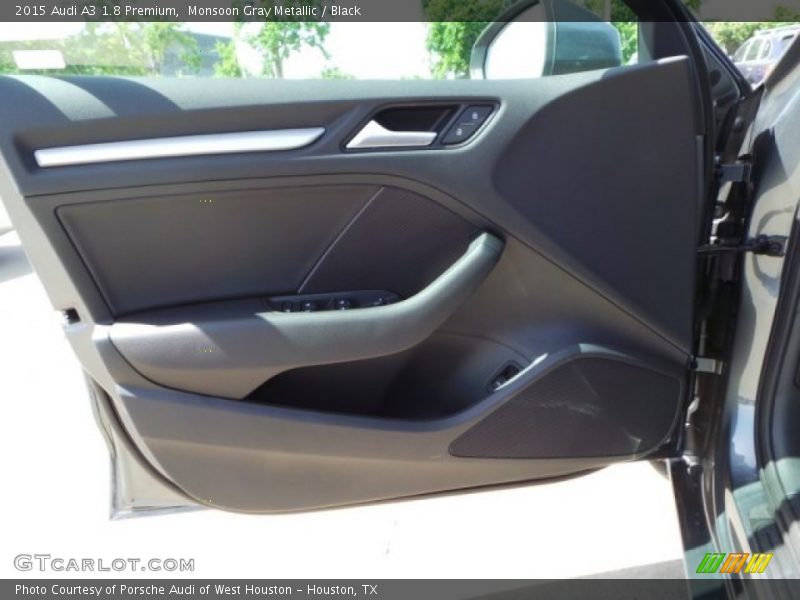 Monsoon Gray Metallic / Black 2015 Audi A3 1.8 Premium