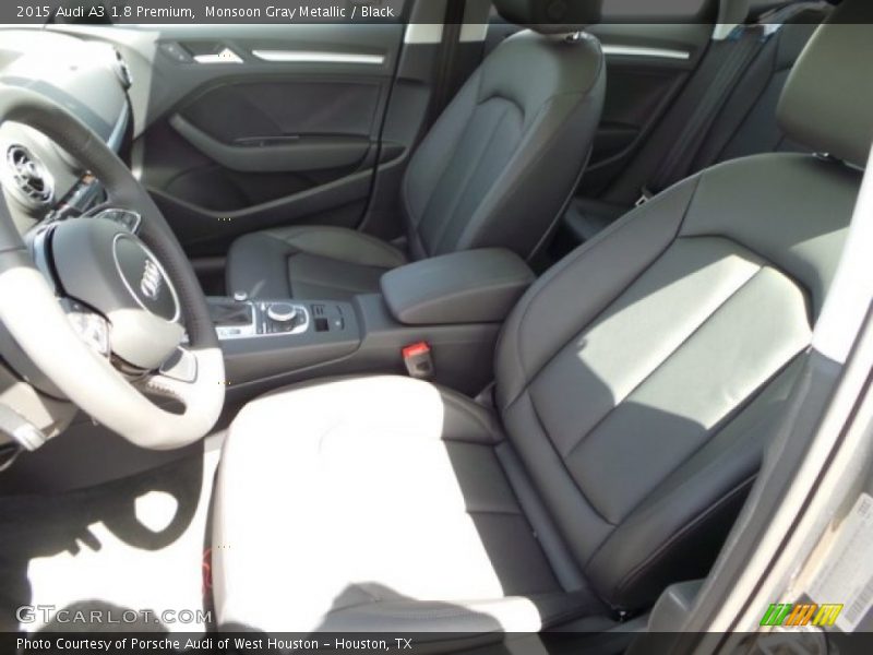 Monsoon Gray Metallic / Black 2015 Audi A3 1.8 Premium