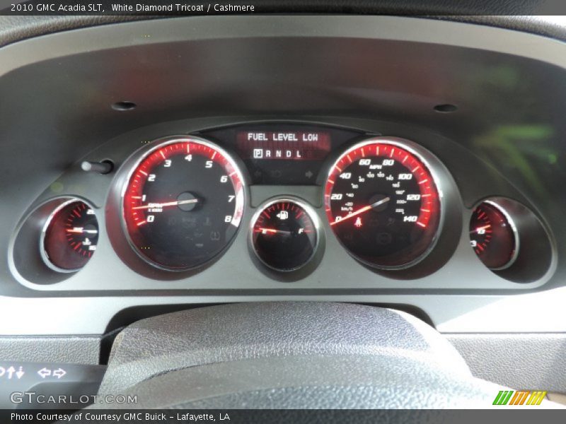White Diamond Tricoat / Cashmere 2010 GMC Acadia SLT