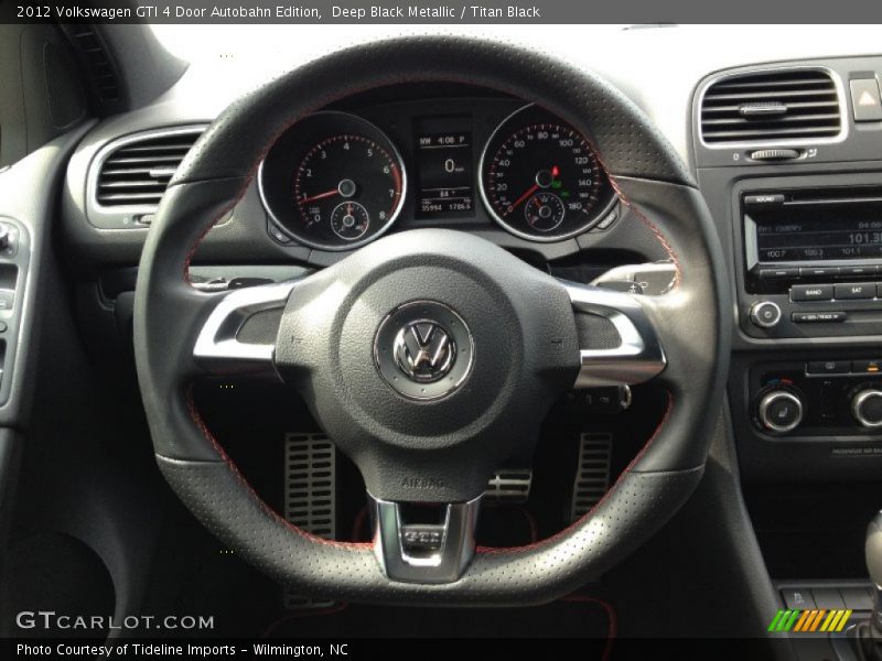 Deep Black Metallic / Titan Black 2012 Volkswagen GTI 4 Door Autobahn Edition
