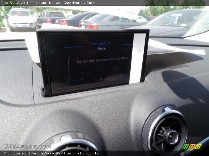 Monsoon Gray Metallic / Black 2015 Audi A3 1.8 Premium