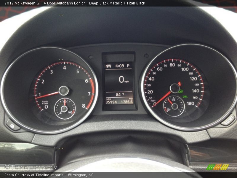 Deep Black Metallic / Titan Black 2012 Volkswagen GTI 4 Door Autobahn Edition
