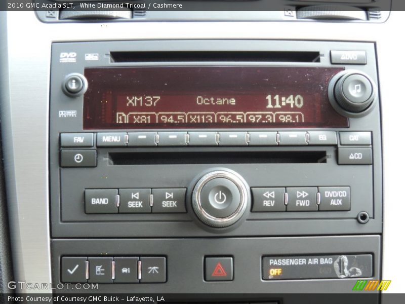 White Diamond Tricoat / Cashmere 2010 GMC Acadia SLT