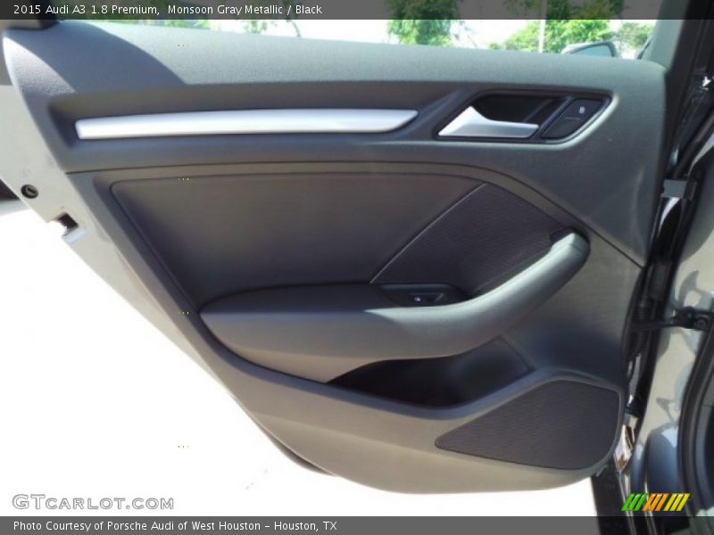 Monsoon Gray Metallic / Black 2015 Audi A3 1.8 Premium
