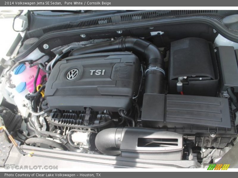 Pure White / Cornsilk Beige 2014 Volkswagen Jetta SE Sedan