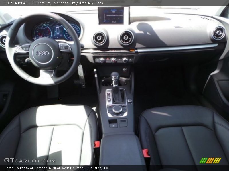 Monsoon Gray Metallic / Black 2015 Audi A3 1.8 Premium