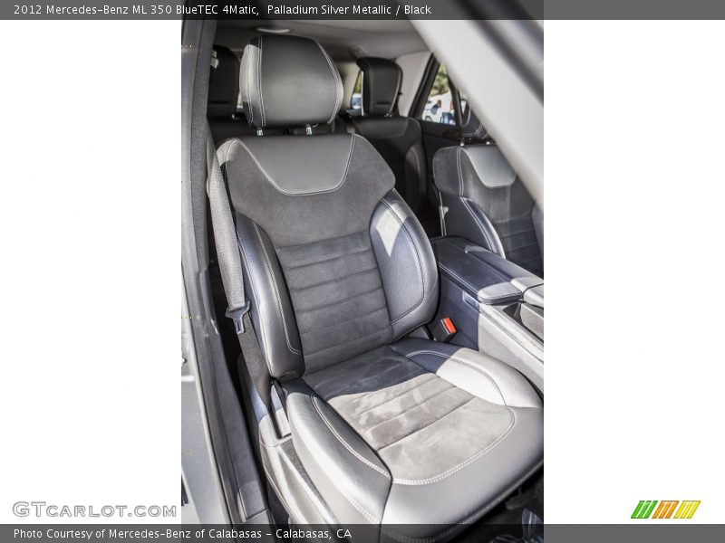 Palladium Silver Metallic / Black 2012 Mercedes-Benz ML 350 BlueTEC 4Matic