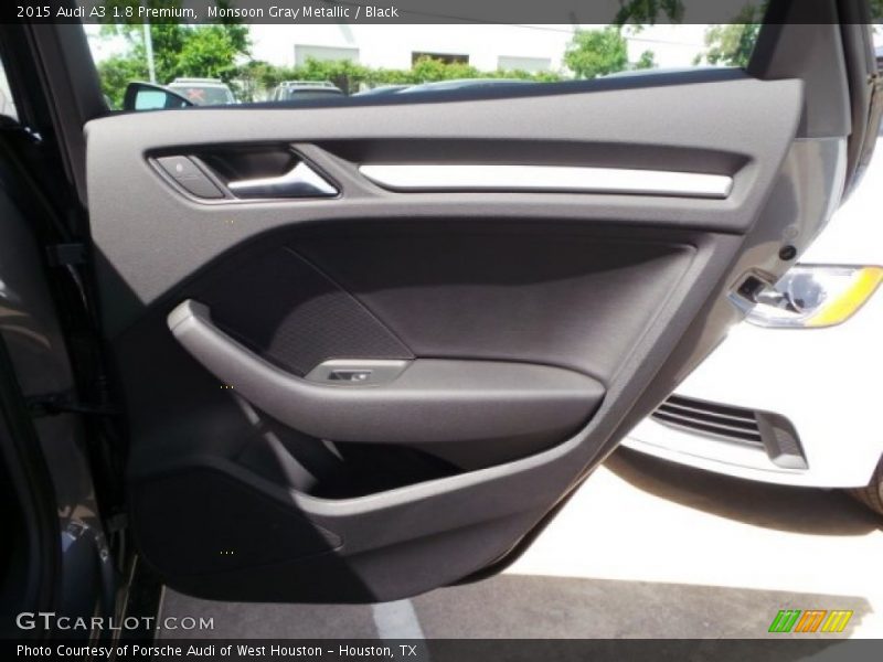 Monsoon Gray Metallic / Black 2015 Audi A3 1.8 Premium