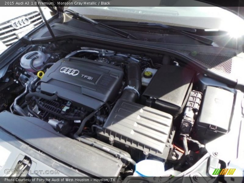 Monsoon Gray Metallic / Black 2015 Audi A3 1.8 Premium