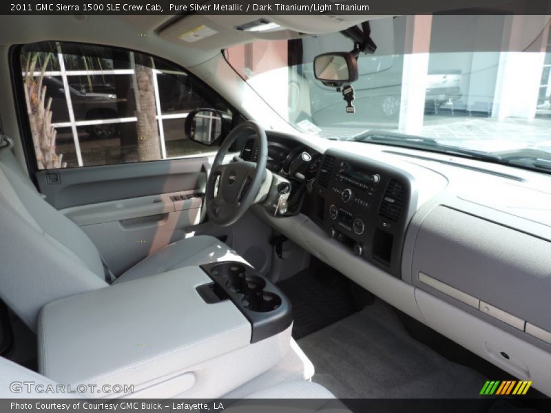Pure Silver Metallic / Dark Titanium/Light Titanium 2011 GMC Sierra 1500 SLE Crew Cab
