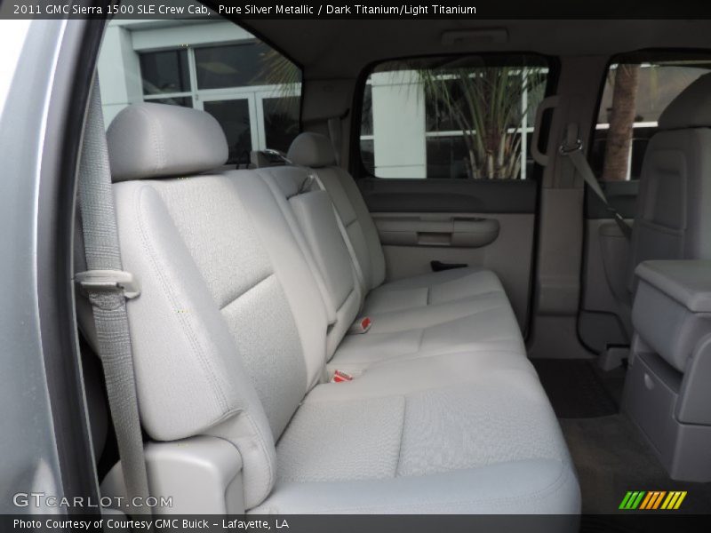 Pure Silver Metallic / Dark Titanium/Light Titanium 2011 GMC Sierra 1500 SLE Crew Cab