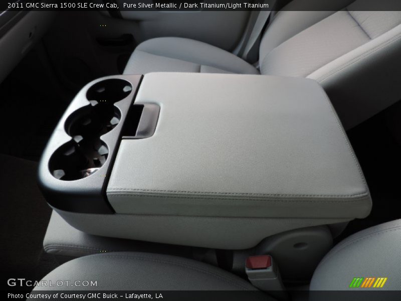 Pure Silver Metallic / Dark Titanium/Light Titanium 2011 GMC Sierra 1500 SLE Crew Cab