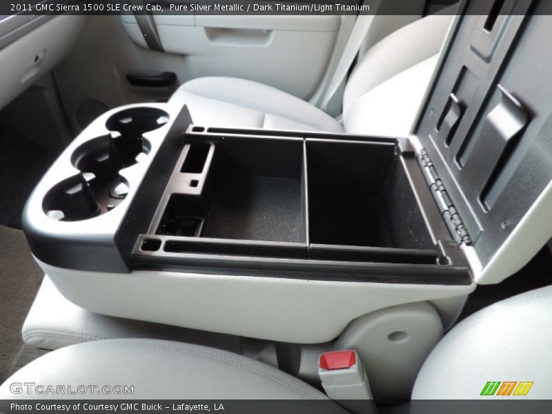 Pure Silver Metallic / Dark Titanium/Light Titanium 2011 GMC Sierra 1500 SLE Crew Cab
