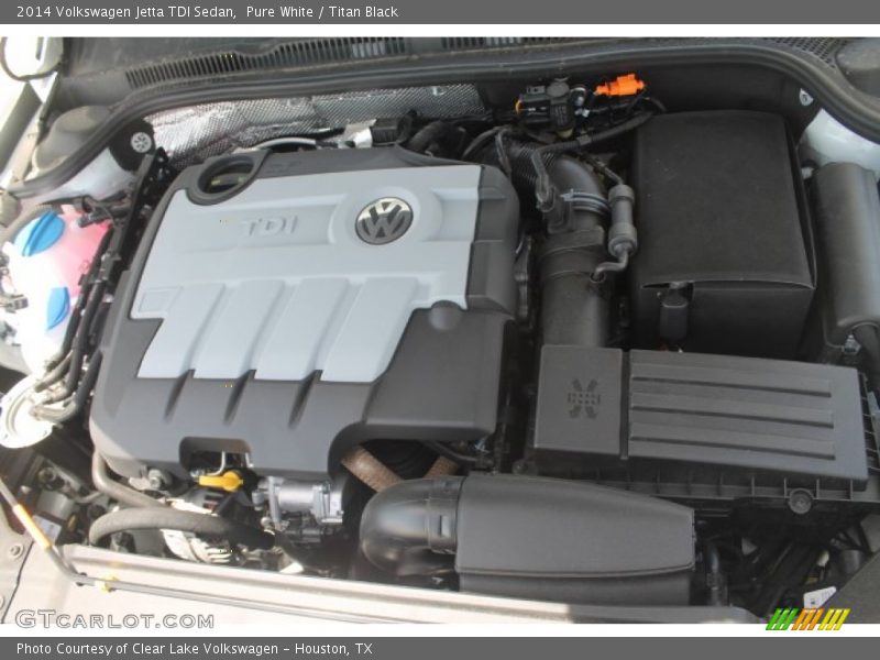 Pure White / Titan Black 2014 Volkswagen Jetta TDI Sedan
