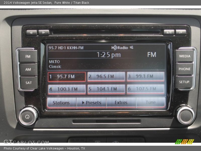 Pure White / Titan Black 2014 Volkswagen Jetta SE Sedan