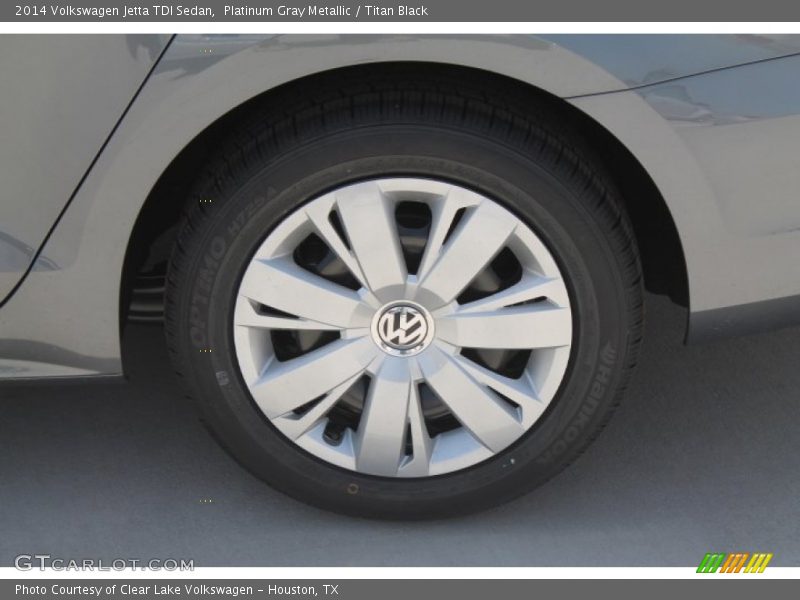 Platinum Gray Metallic / Titan Black 2014 Volkswagen Jetta TDI Sedan
