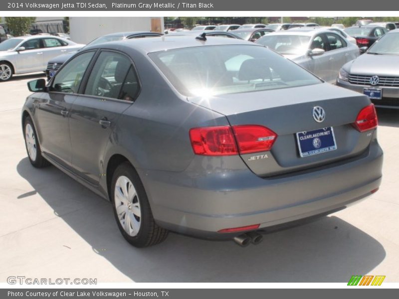 Platinum Gray Metallic / Titan Black 2014 Volkswagen Jetta TDI Sedan