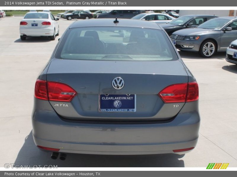 Platinum Gray Metallic / Titan Black 2014 Volkswagen Jetta TDI Sedan