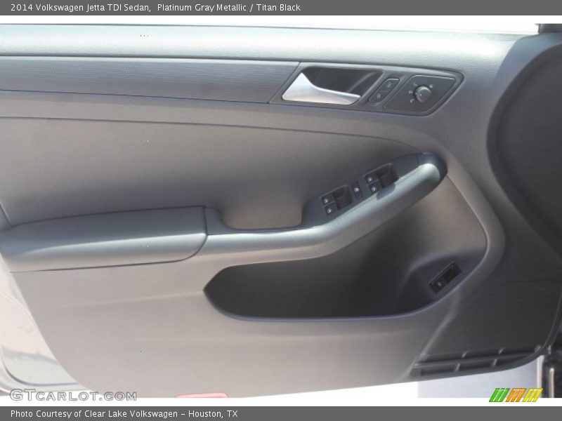 Platinum Gray Metallic / Titan Black 2014 Volkswagen Jetta TDI Sedan