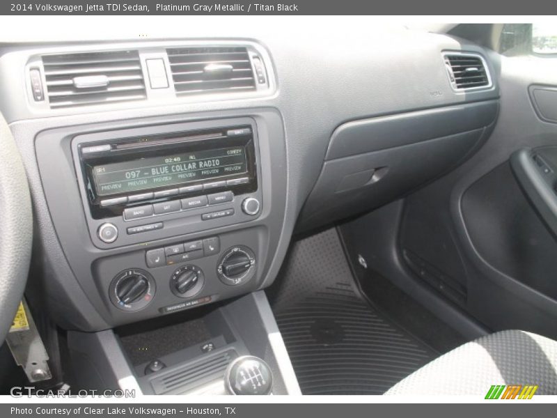 Platinum Gray Metallic / Titan Black 2014 Volkswagen Jetta TDI Sedan