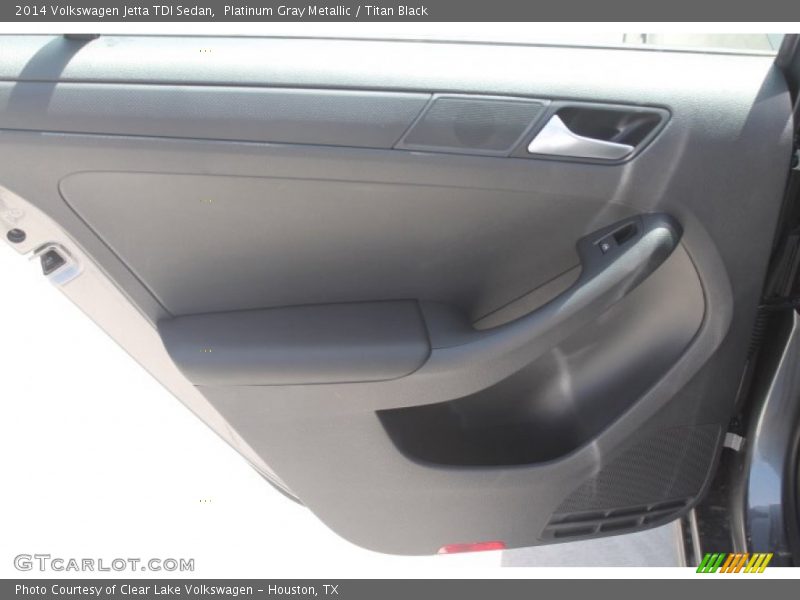 Platinum Gray Metallic / Titan Black 2014 Volkswagen Jetta TDI Sedan