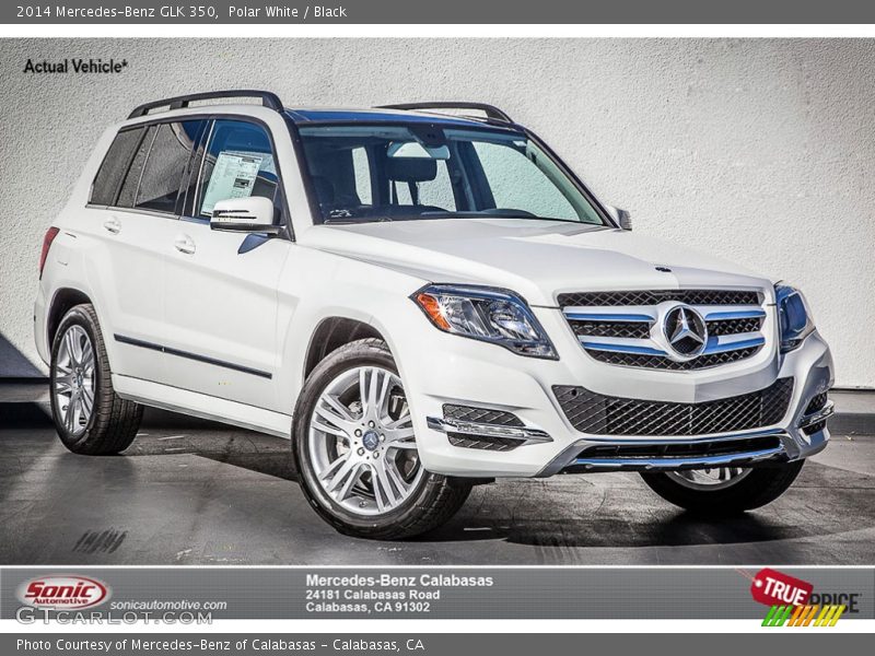 Polar White / Black 2014 Mercedes-Benz GLK 350